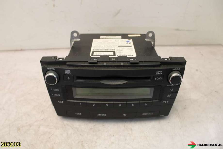 Bilstereo til Toyota Avensis 2009-2015 (Type III, Fase 1)  (TOYOTA|8612005160|)
