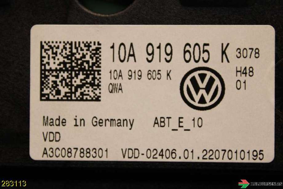 Instrument kjørecomputer til VW ID.4 2020-->>  (10A 919 605 K|)