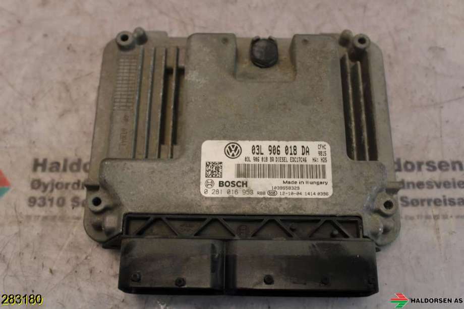 Styreenhet motor til Škoda Octavia 2009-2013 (Type II, Fase 2) (SKODA|03L 906 018 DA|)