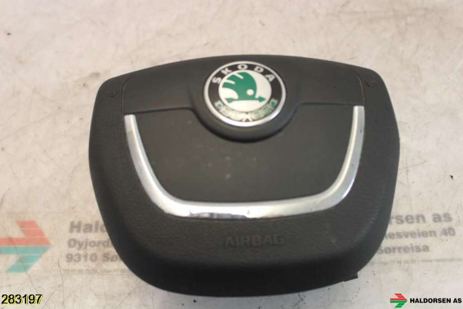 Airbag rattpute til Škoda Octavia, 2009-2013 (Type II, Fase 2) (SKODA|1Z0 880 201 AR TDZ)