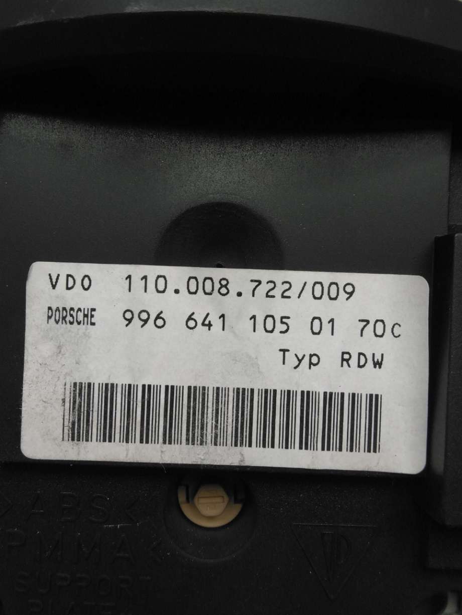 Instrumentpanel til Porsche 911 1998-2005 (996) (996) (PORSCHE|996 641 105 01|)
