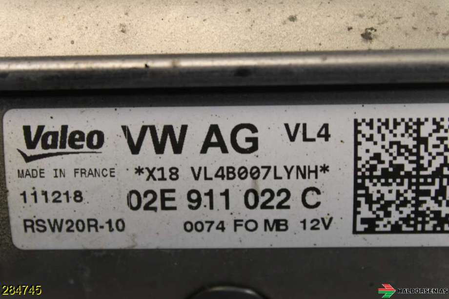 Starter diesel til Škoda Superb 2015-->> (Type III)  (SKODA|02E 911 022 C|)