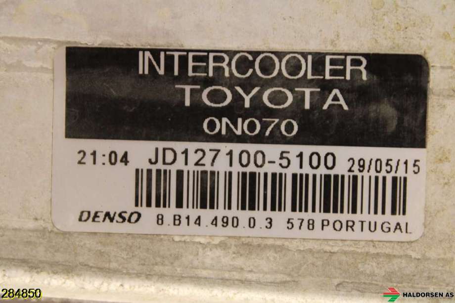 Intercooler til Toyota Urban Cruiser 2009-2014  (TOYOTA|179000N030|)