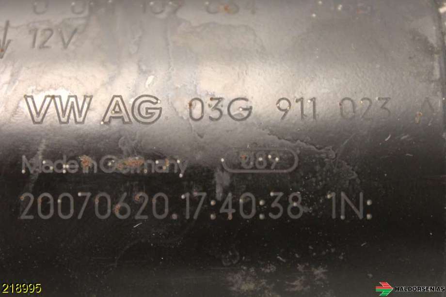 Starter diesel til Audi A4 2004-2008 (Type III) (B7) (B7) (AUDI|03G 911 023 A|)