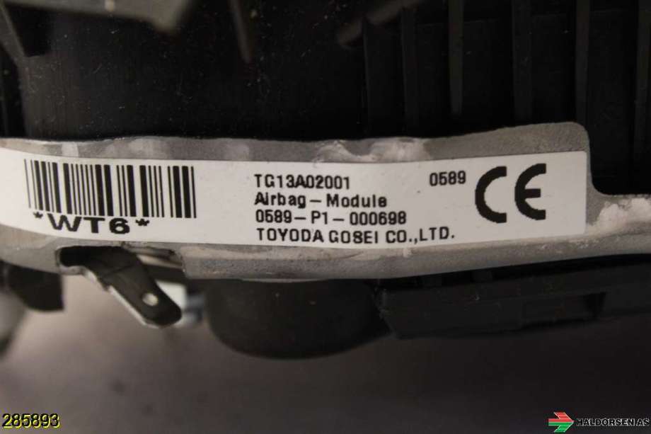 Airbag rattpute til Subaru XV 2012-2017 (Type I)  (SUBARU|98211FJ080VH|)