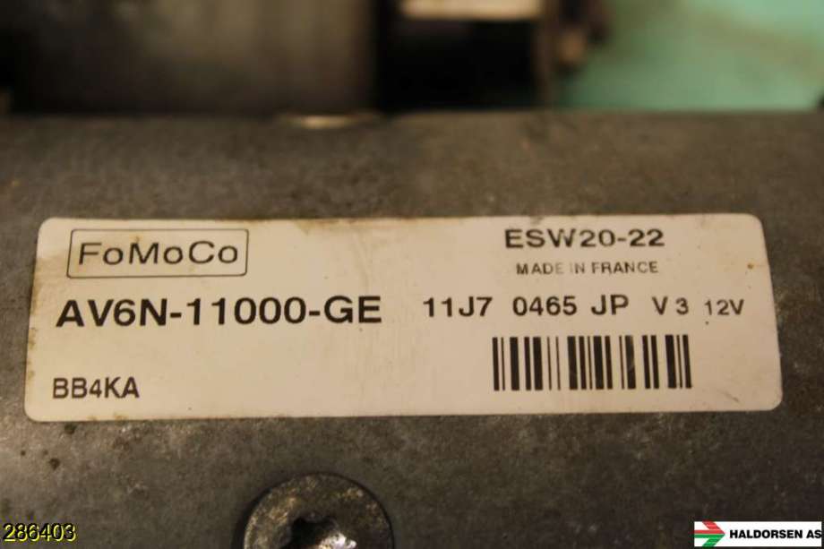 Starter diesel til Ford Transit Connect 2018-->> Type II, Fase 2  (FORD|2033247|)