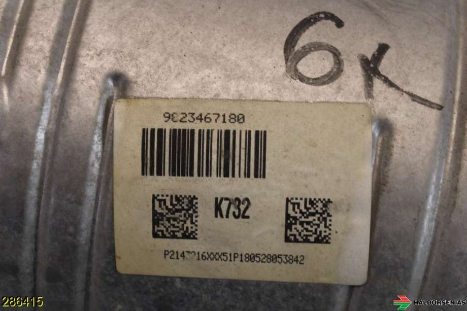 Katalysator til Peugeot Partner 2015-2019 (Type II, Fase 2)  (PEUGEOT|98 234 671 80|)