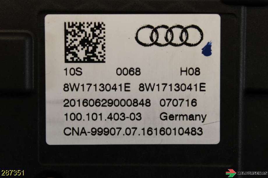Girstang/girvelger automat til Audi A4, Allroad 2016-->> (Type II) (B9) (B9) (AUDI|8W1 713 041 E|4M1 713 139 F|)