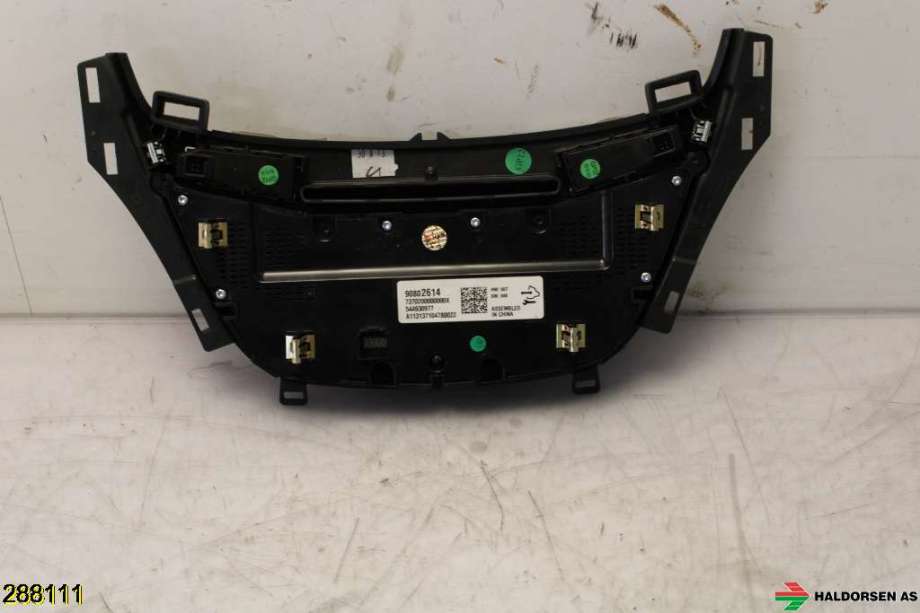 Varmeapparat betjening til Opel Insignia A 2014-2017  (OPEL|13309414|26202386|)