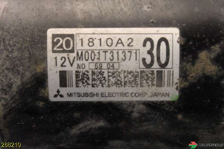 Starter diesel til Mitsubishi Outlander 2015-->> (Type III, Fase 2)  (MITSUBISHI|1810A230|)