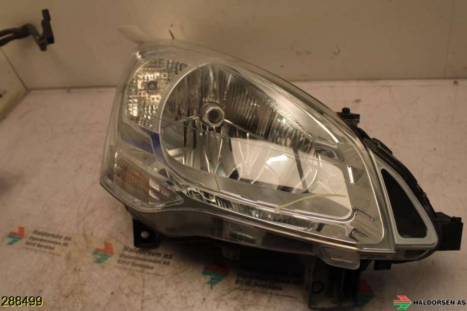 Frontlykt høyre halogen til Peugeot Partner 2015-2019 (Type II, Fase 2)  (PEUGEOT|6206 K6|)