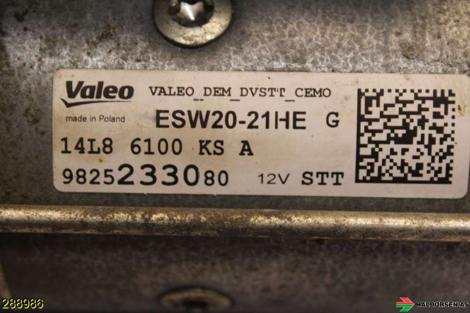 Starter diesel til Citroën Berlingo 2019-->> (Type III) (CITROEN|98 252 330 80|)