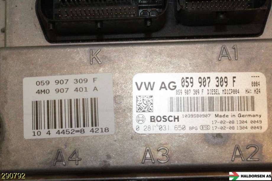 Styreenhet motor til Audi Q7 2015-->> (Type II) (AUDI|F 4M0 907 401 A|)