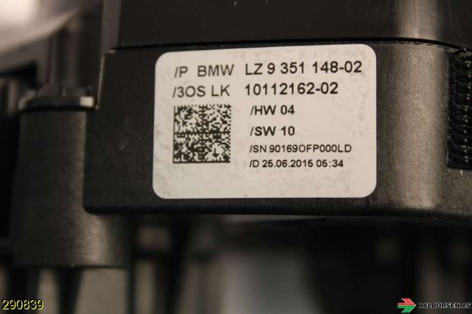 Bryter combi til BMW 1-Serie 2015-2019 (Fase 2) (F20/F21) (F20/F21) (BMW|61 31 9 351 148|)