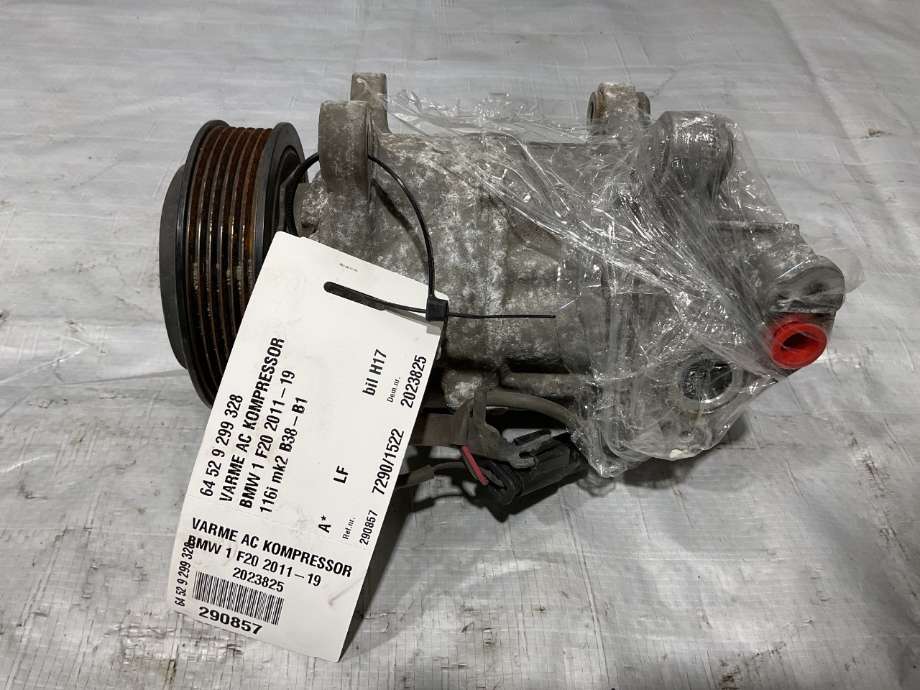 Aircondition kompressor til BMW 1-Serie 2015-2019 (Fase 2) (F20/F21) (F20/F21) (BMW|64 52 9 299 328|)