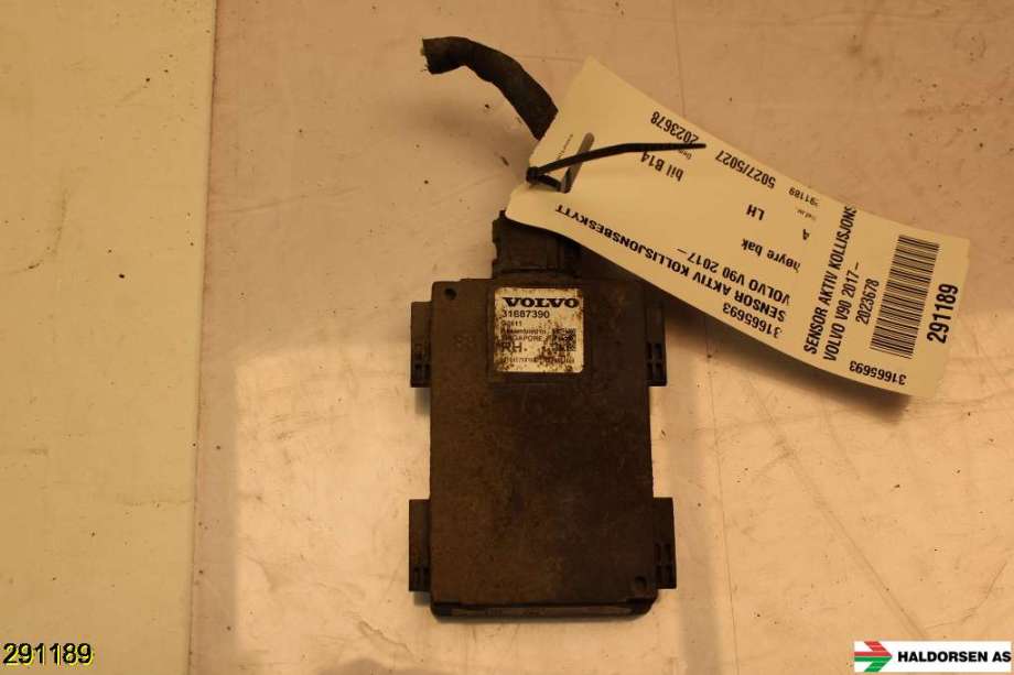 Sensor radar til Volvo V90 / V90 CC / S90 2016-->>  (VOLVO|31665693||31687390)