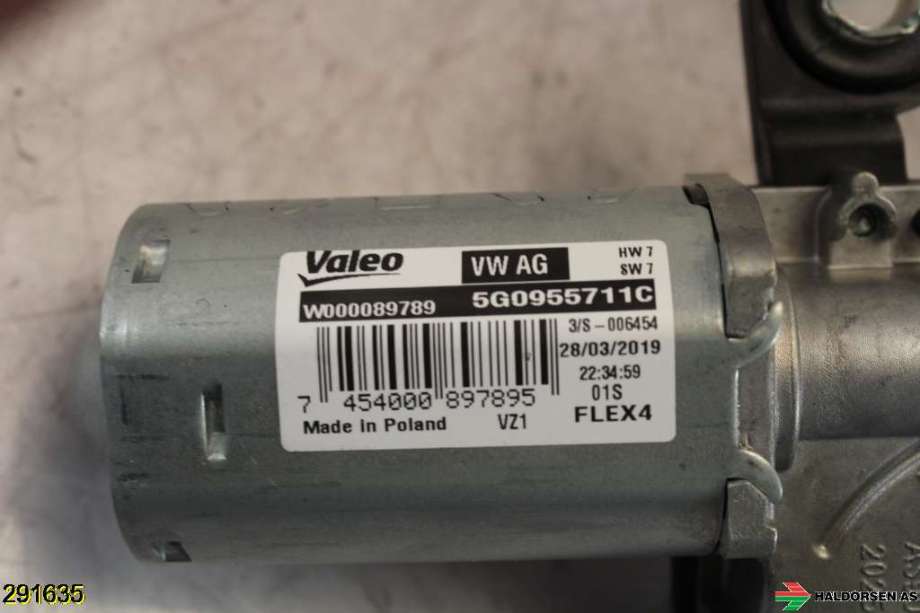 Viskermotor bakrute til VW Touran 2015-2021 (Type II)  (VOLKSWAGEN|5G0 955 711 C|)