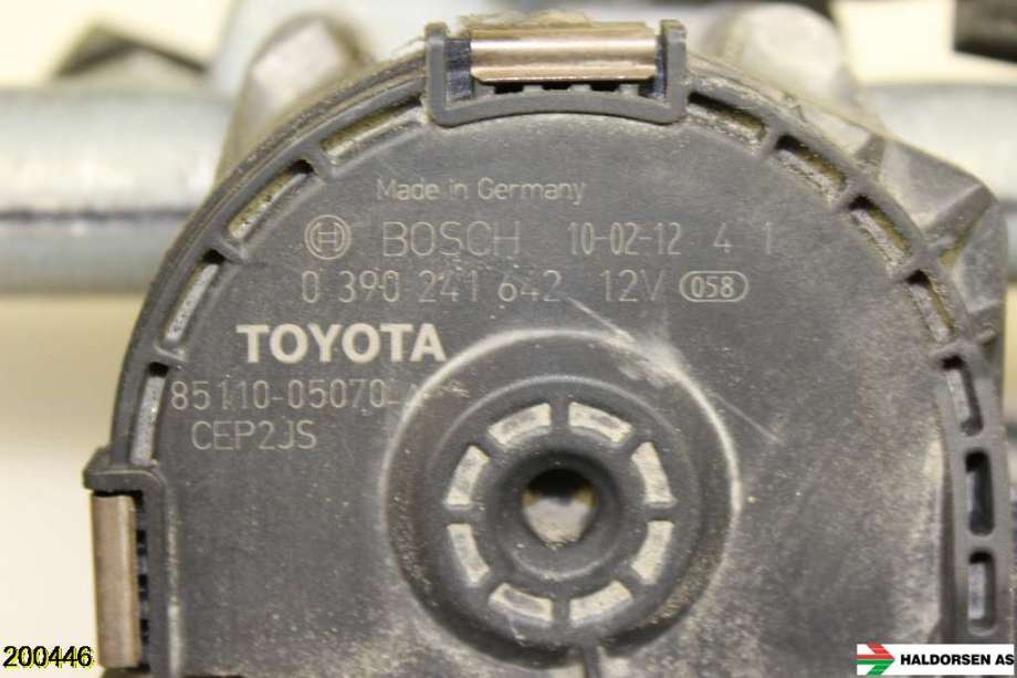 Viskermotor frontrute til Toyota Avensis 2009-2015 (Type III, Fase 1)  (TOYOTA|8501005080|)