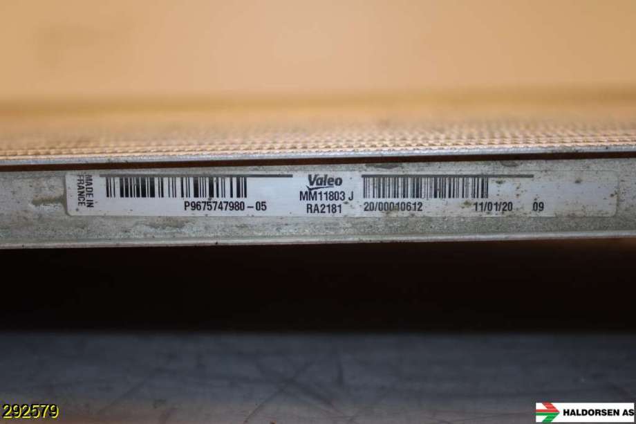 Radiator (manuell gir) til Peugeot Partner 2019-->> (Type III)  (PEUGEOT|96 757 479 80|)