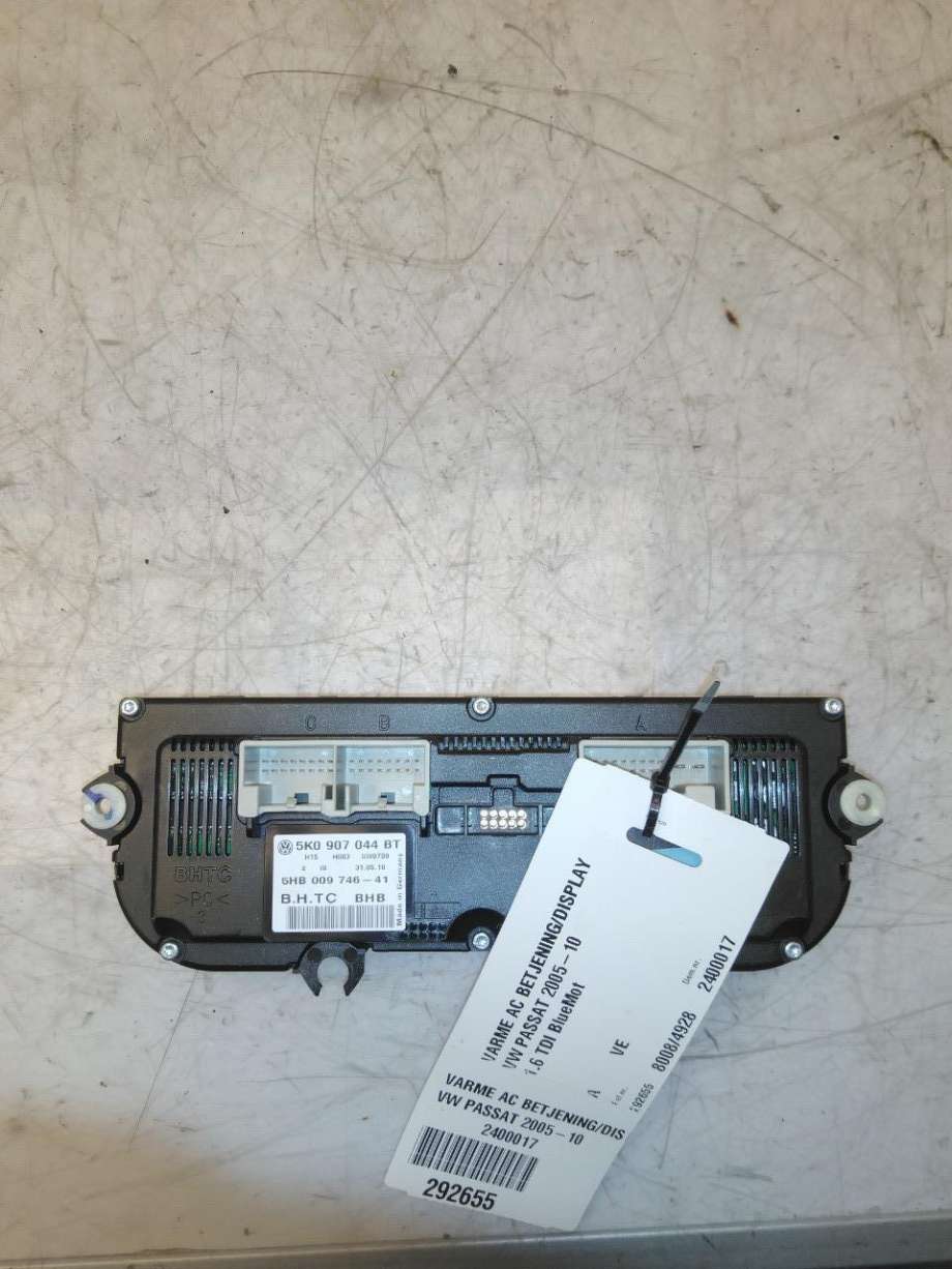 Varmeapparat betjening til VW Passat 2005-2010 (B6) (B6) (VOLKSWAGEN|)