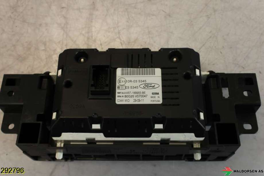 Instrument kjørecomputer til Ford Focus 2011-2014 (Type III, Fase 1)  (FORD||1940785)