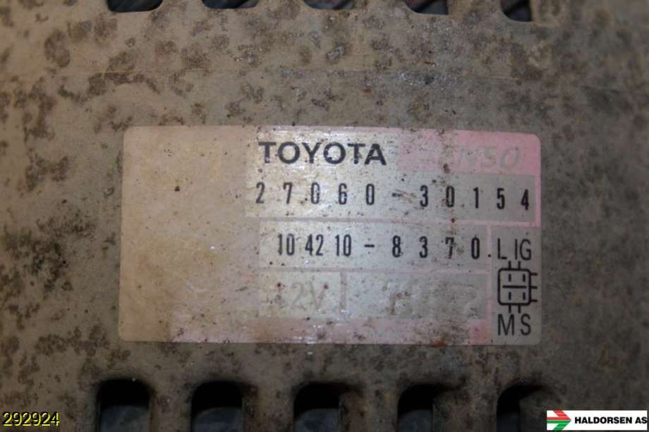Dynamo til Toyota Hiace 2007-2012 (Fase 3)  (TOYOTA|2706030154|)