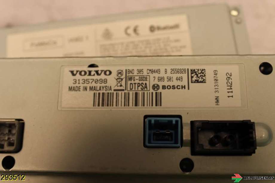 Instrument kjørecomputer til Volvo XC70 2008-2013 (Type II, Fase 1) (VOLVO|36001786|)