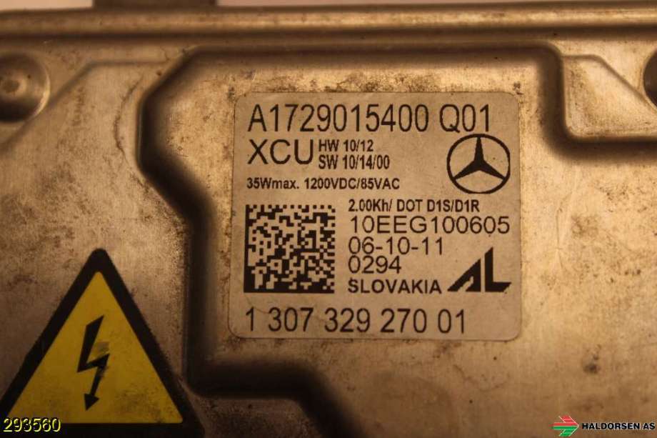 Styreenhet xenon/ballast til Mercedes C-Klasse 2011-2014 (Fase 2) (W204) (W204) (MERCEDES|A 218 900 99 01|)