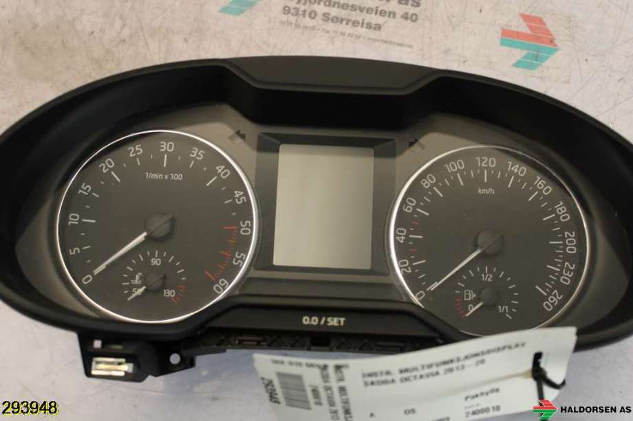 Multimedia display (MCU - Media Controller Unit) til Škoda Octavia 2013-2016 (Type III, Fase 1)  (SKODA|5E0 919 605 D  BIO||5E0 919 605 D)