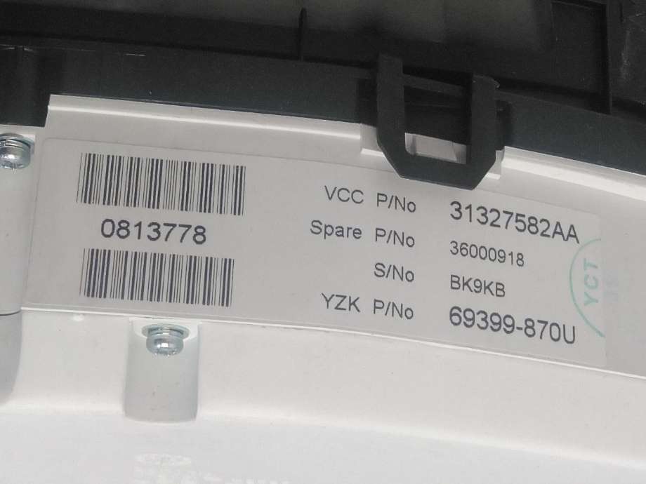 Instrumentpanel til Volvo V70 2007-2013 (Type III, Fase 1) (VOLVO|)