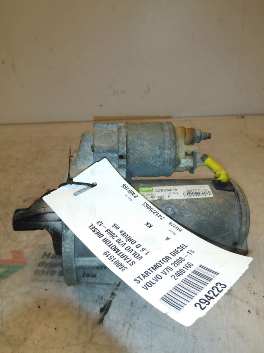 Starter diesel til Volvo V70 2007-2013 (Type III, Fase 1)  (VOLVO|36001519|)