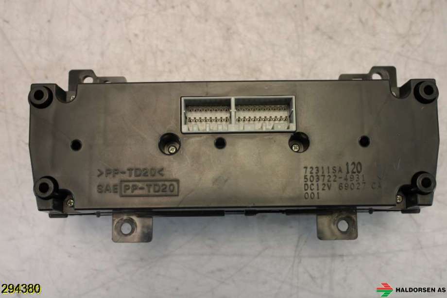 Varmeapparat betjening til Subaru Forester 2005-2008 (Type II, Fase 2) (SUBARU|72311SA120|)