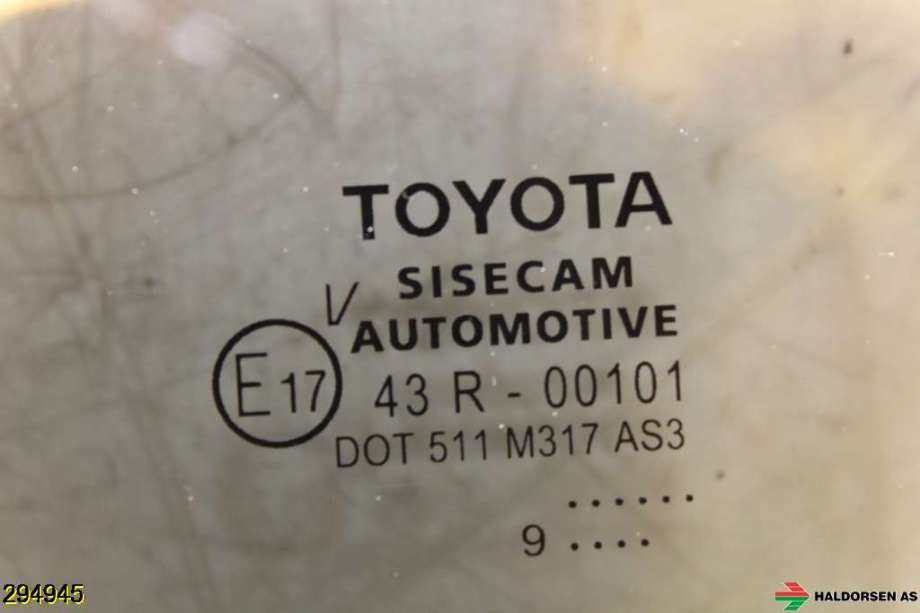 Siderute venstre bak til Toyota C-HR 2016-->>  (TOYOTA|68104F4020|)