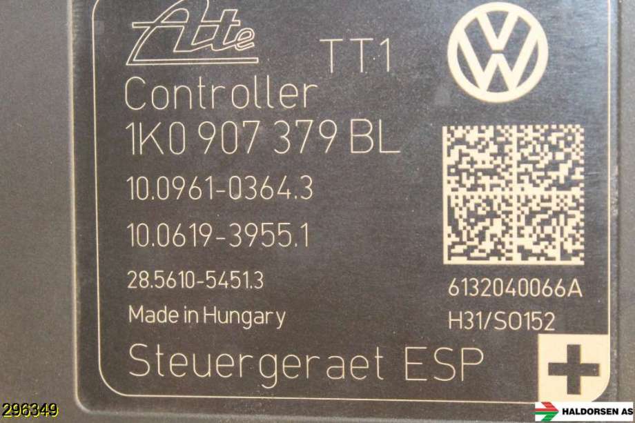 ABS sentral til Škoda Octavia 2009-2013 (Type II, Fase 2)  (SKODA|1K0 907 379 BL|1K0 614 517 DP|)