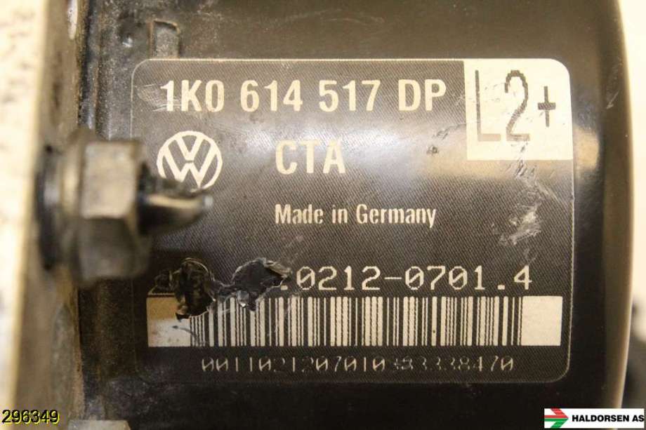 ABS sentral til Škoda Octavia 2009-2013 (Type II, Fase 2)  (SKODA|1K0 907 379 BL|1K0 614 517 DP|)