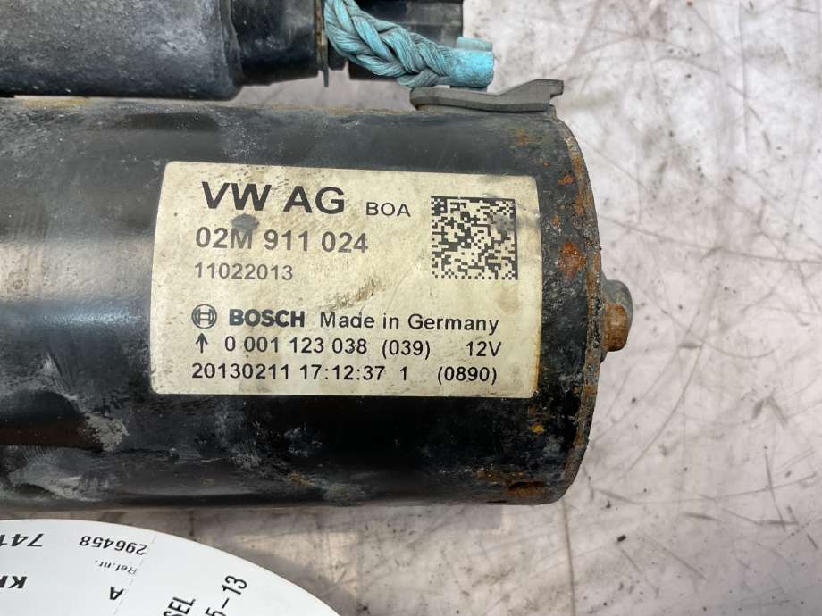 Starter diesel til Škoda Octavia 2009-2013 (Type II, Fase 2)  (SKODA|02M 911 024  X|)