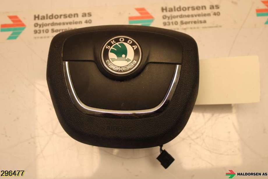 Airbag rattpute til Škoda Octavia 2009-2013 (Type II, Fase 2)  (SKODA|1Z0 880 201 AR TDZ|)