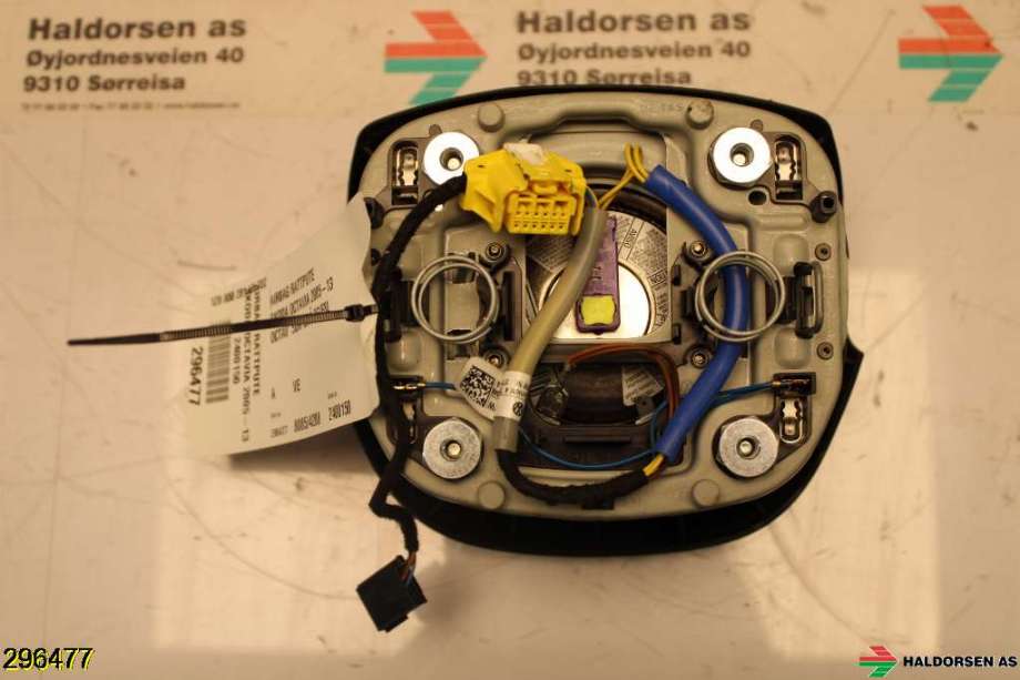 Airbag rattpute til Škoda Octavia 2009-2013 (Type II, Fase 2)  (SKODA|1Z0 880 201 AR TDZ|)