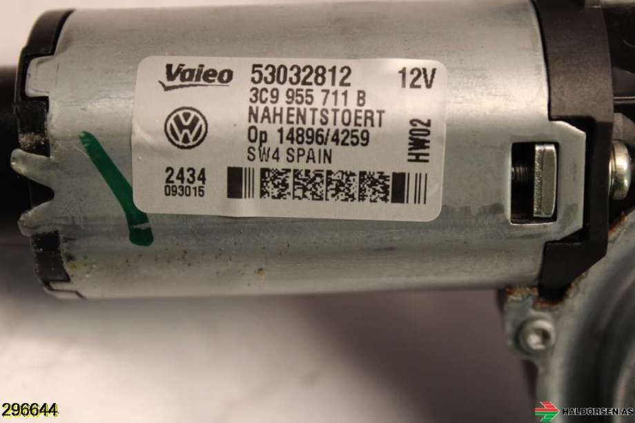 Viskermotor bakrute til VW Passat 2011-2015 (B7) (B7) (VOLKSWAGEN|3C9 955 711 A|)