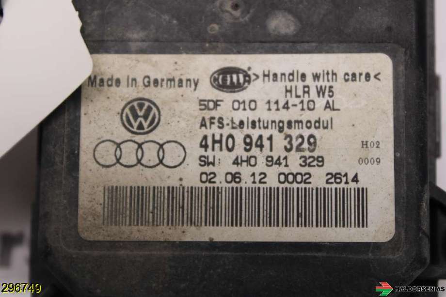 Styreenhet xenon/ballast til VW Tiguan 2011-2016 (Type I, Fase 2)  (VOLKSWAGEN|4H0 941 329|)