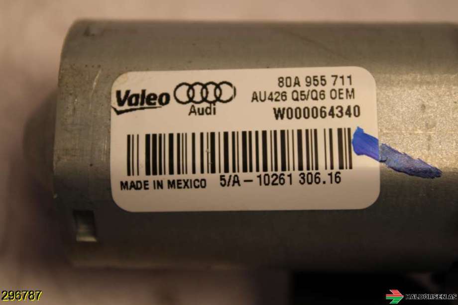 Viskermotor bakrute til Audi Q5 2017-->> (Type II)  (AUDI|80A 955 711|)