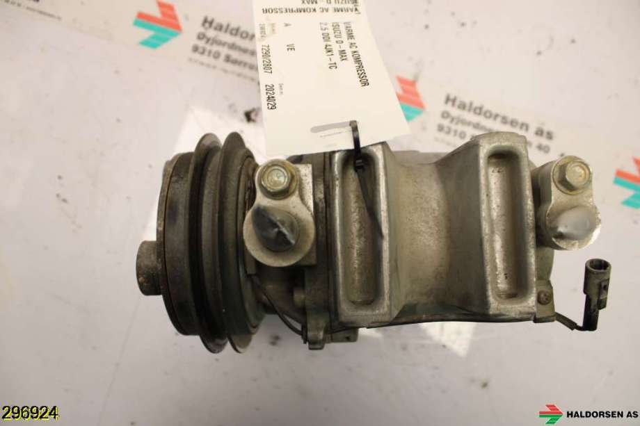Aircondition kompressor til Isuzu D-Max 2012-2017 (Type II, Fase 1)  (ISUZU|8-98102-824-1|)
