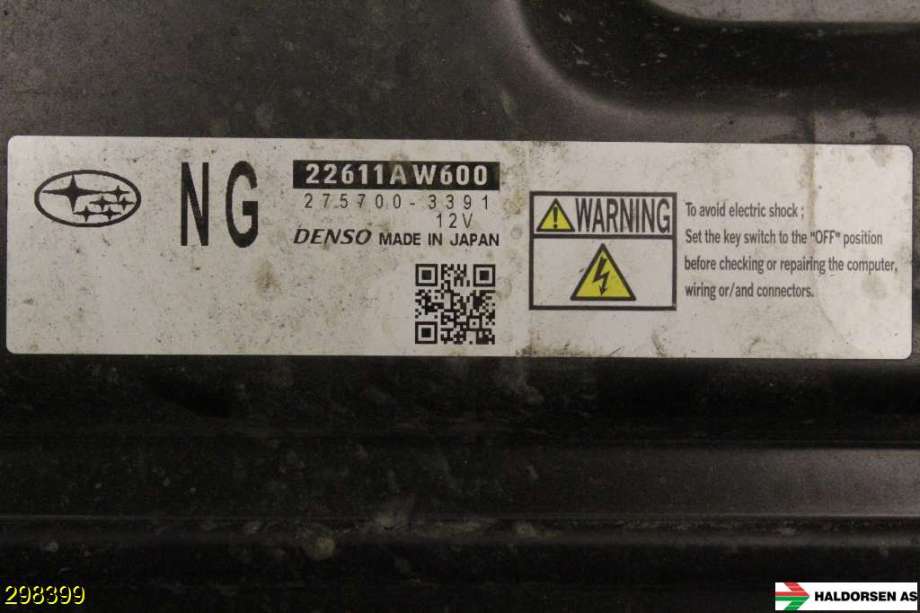 Styreenhet motor til Subaru Outback 2009-2014 (Type IV) (SUBARU|22611AW600|)
