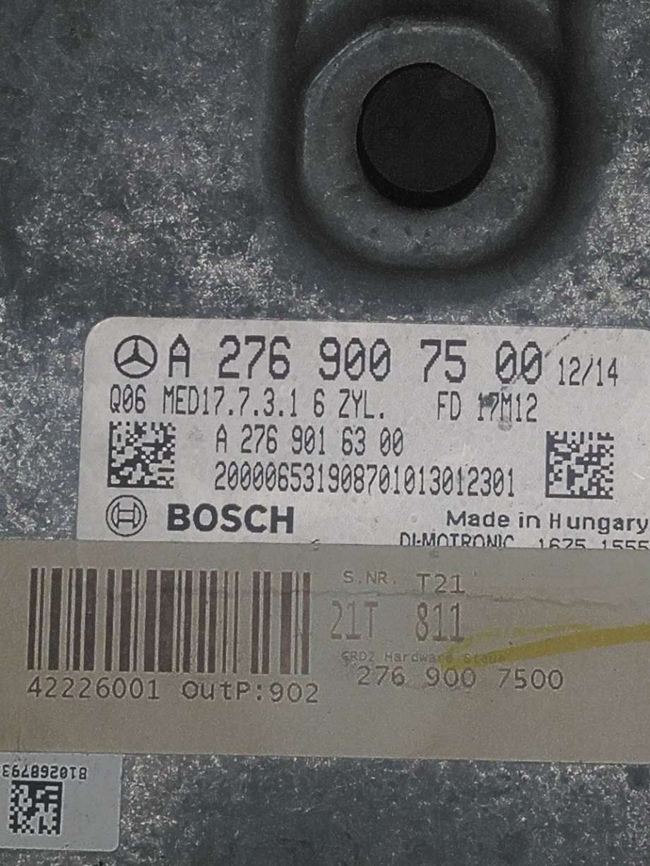 Styreenhet motor til Mercedes GLE 2015-2018 (Fase 2) (W166) (W166) (MERCEDES|A 276 900 75 00|)