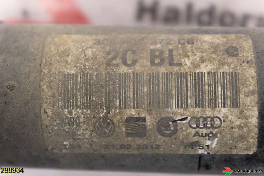 Drivaksel høyre foran til Škoda Superb 2008-2015 (Type II)  (SKODA|3C0 407 272 CB|)