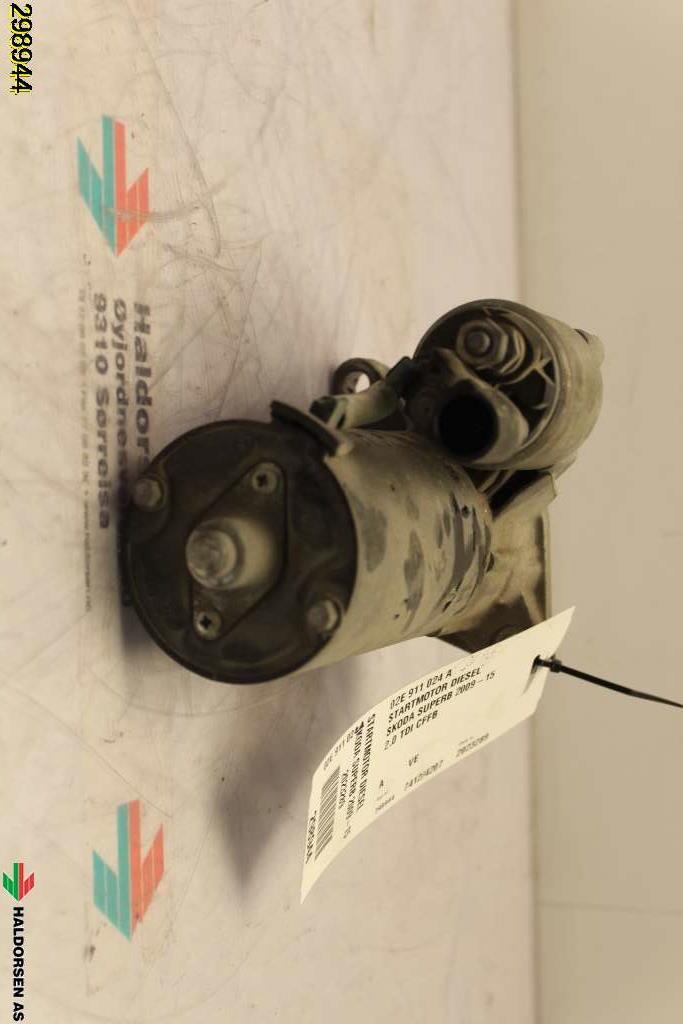 Starter diesel til Škoda Superb 2008-2015 (Type II)  (SKODA|02E 911 024 A|)