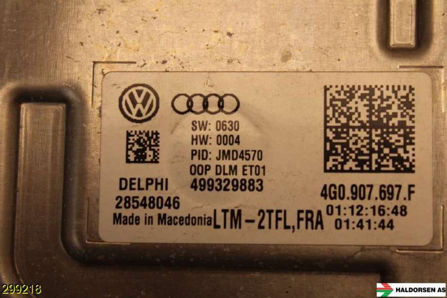 Styreenhet xenon/ballast til VW Passat 2015-2019 (Fase 1) (B8) (B8) (VOLKSWAGEN|4G0 907 697 F|)