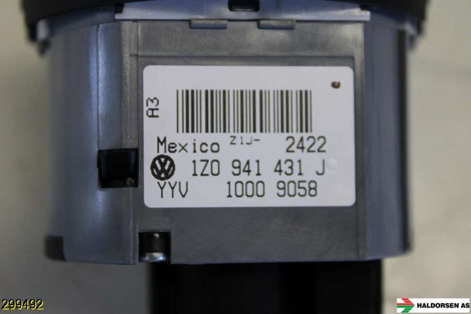 Bryter lys til Škoda Octavia 2009-2013 (Type II, Fase 2) (SKODA|1Z0 941 431 J|)
