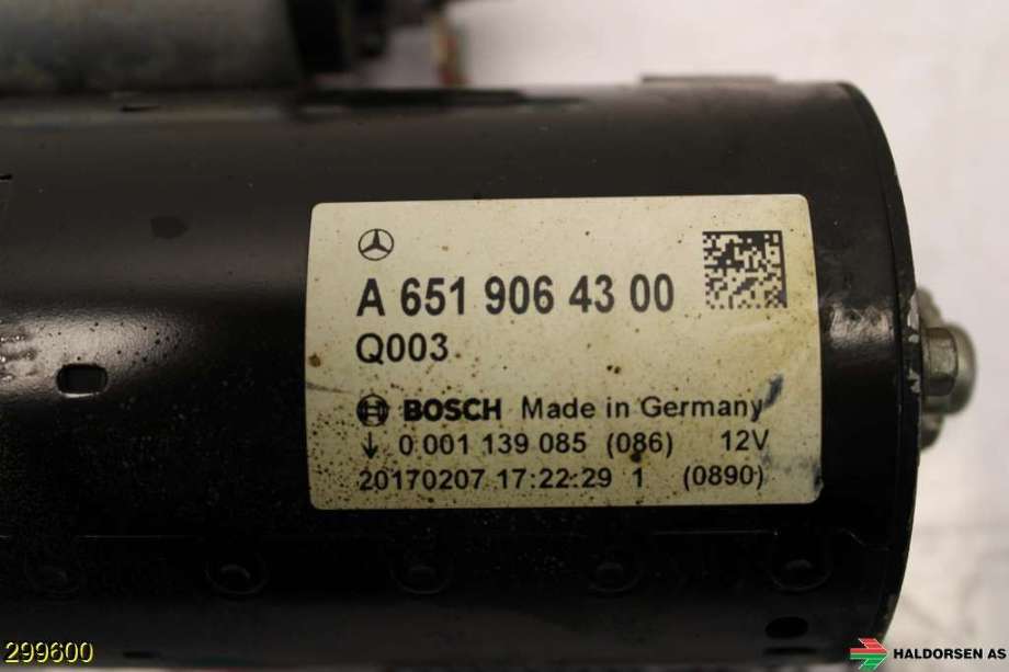 Starter diesel til Mercedes Vito 2014-->> (W447) (W447) (MERCEDES|A 651 906 43 00|)