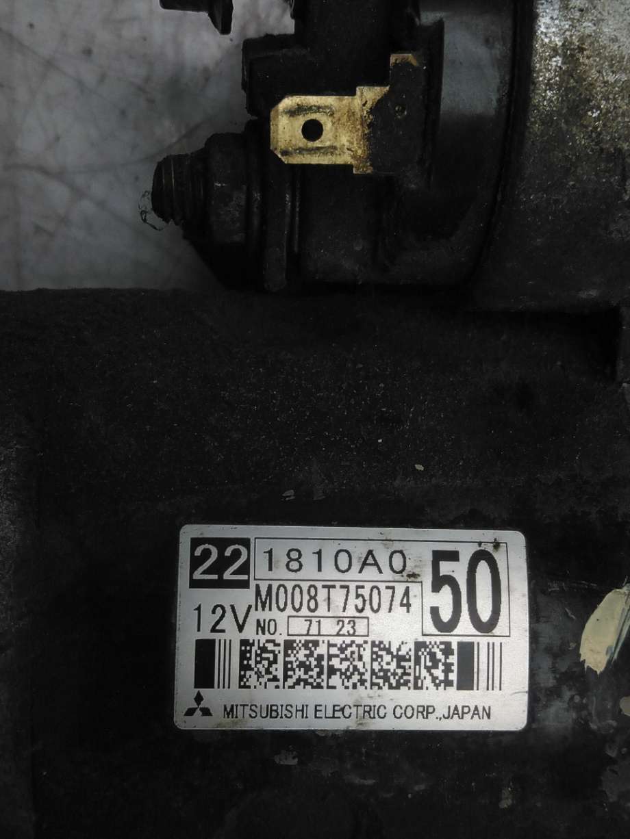 Starter diesel til Mitsubishi Pajero 2007-2016 (Type IV, Fase 1)  (MITSUBISHI|1810A050|)